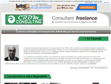 Tablet Screenshot of crdm-consulting.fr